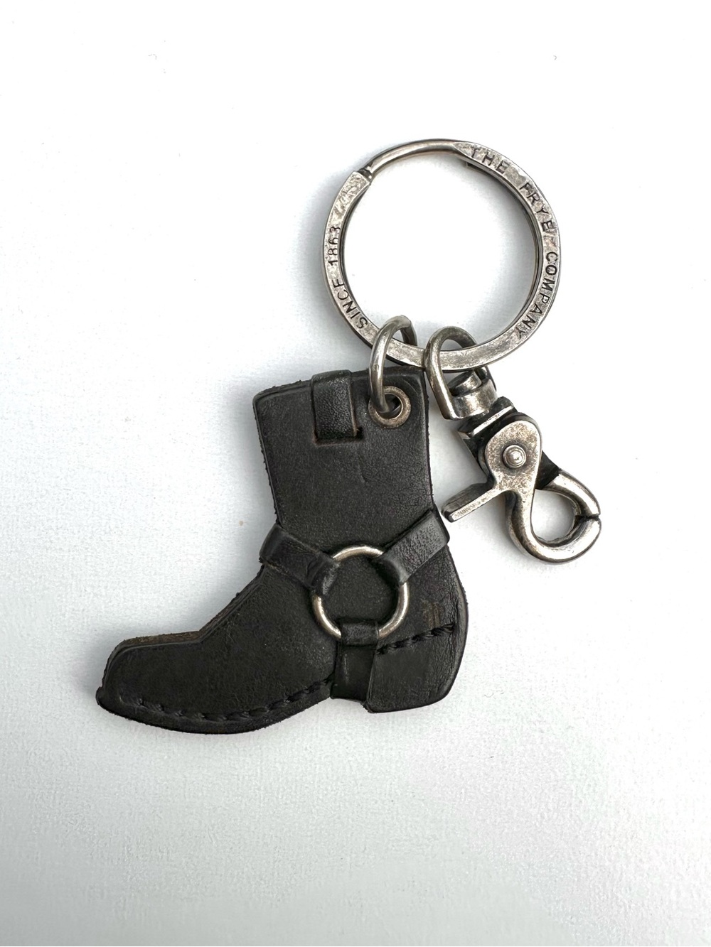 Frye Leather Cowboy Boot Keychain